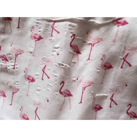 3-pc Microfiber FLAMINGO Twin Sheet Set Pink 100% Polyester Bunk Beach House - Picture 7 of 8